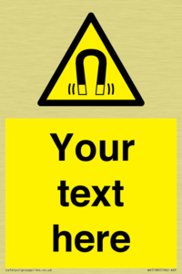 Custom Magnetic Field Sign